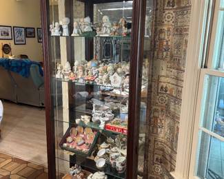 #93 - $150 - Curio cabinet 30x14x76 - 5 shelves 