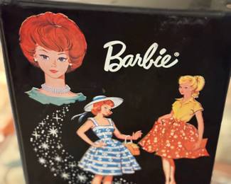 1960s Barbie Case w/clothing & dolls