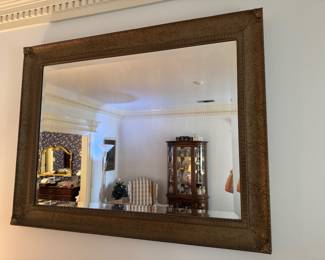 #50 - $200 - Antique American rectangular mirror 52Wx40H