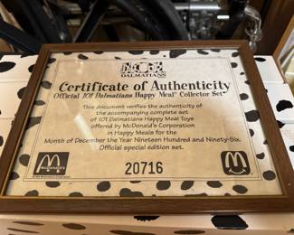 $60 McDonald 101 Dalmatian Happy Meal Collector Set