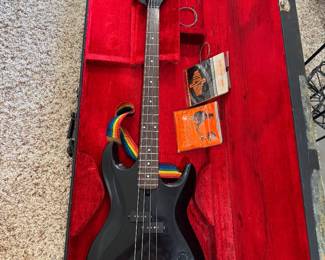 #30 - $350 - Lotus electric bass guitar in fitted case 