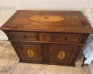 #11 - $240 -Inlaid small cabinet 40x20x31