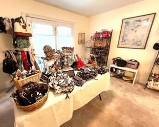 Large Assortment of Vera Bradley Purses and Accessories- Brighton…