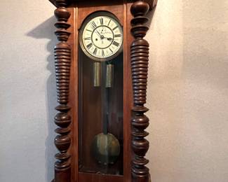 Gustav Becker Regulator Wall Clock