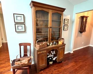 Antique Secretary Hutch