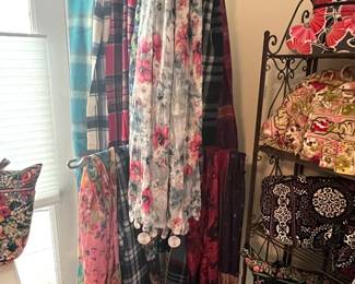 Scarves - mostly from Talbots 
