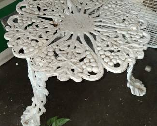 Wrought-iron table