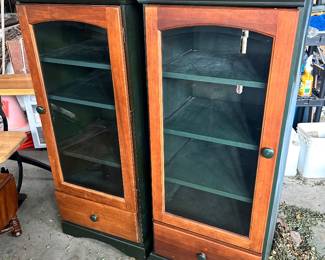 Two of a three piece entertanment set.