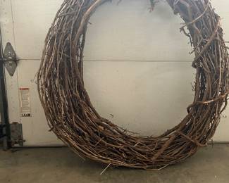 large grapevine wreath
