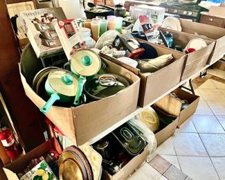 Pots, Pans, Storage Container, Pans, Boards, Serving Plates, Mugs, & Tumbles 