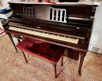 Vintage Piano W/ Bench