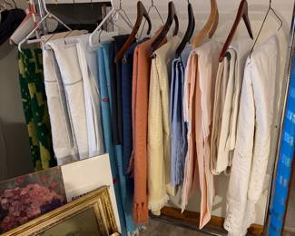 Beautiful table linens and elegant bed sheets