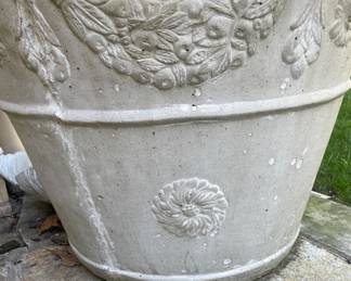 Large cement planters