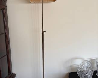 Brass floor lamp