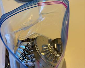 Cookie cutters and pastry tins