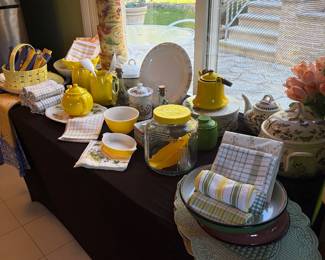 China, assortment of fun spring decorating item