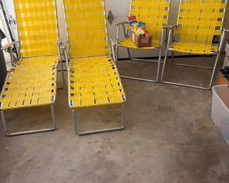 I gave chaise lounge and beach chairs