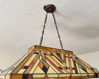 Stained Glass Pool table/bar light