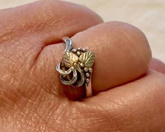 Item #36 - Grapevine Ring - size 8 3/4 $12