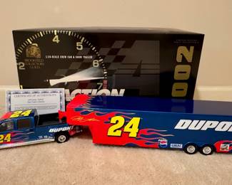 Item #16 - Jeff Gordon #24 Crew Cab & Show Trailer $60