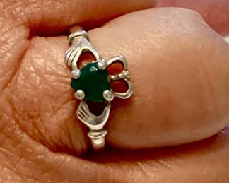 Item #37 - Claddagh Ring - size 8 $12