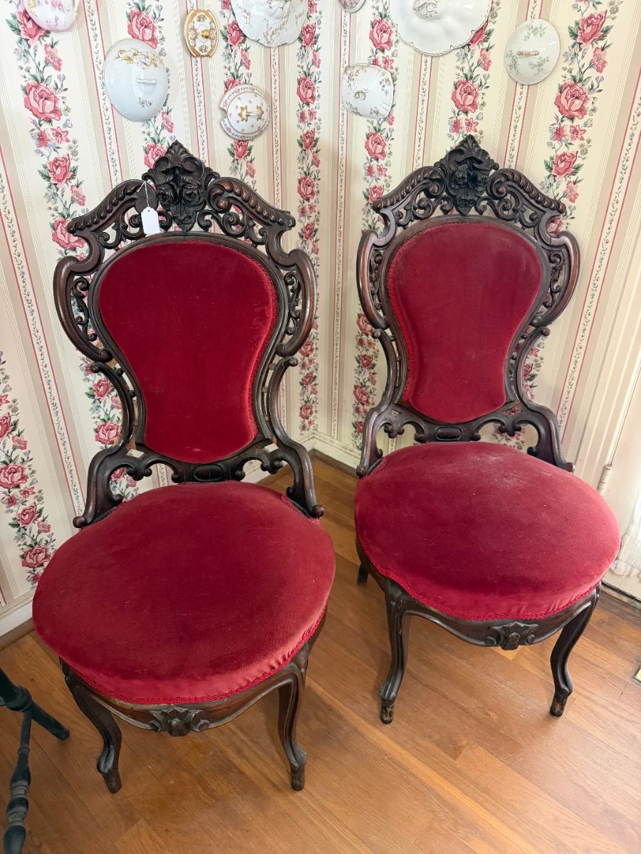 Vintage Victorian Revival Side chairs 