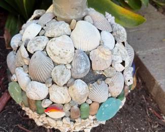 Seashell garden orb