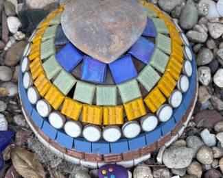 Mosaic garden art