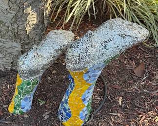 Wizard of Oz mosaic legs