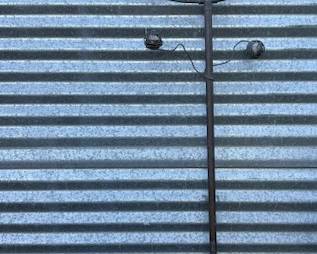 Celestial copper & glass garden stake