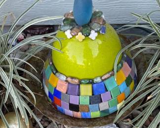 Mosaic garden art