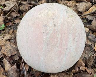 Solid concrete garden ball