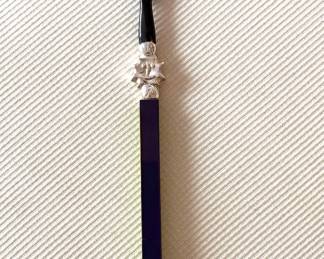 Seicles (Paris) wood & lucite serving fork