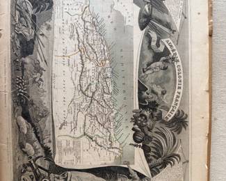 Antique map of Northern Africa