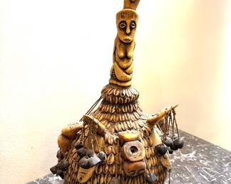 Congo (Luba?) water pipe for hemp smoking