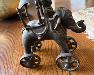 Cast iron temple toy (India)