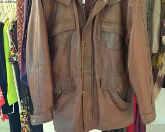 Yvette St. Laurent men's leather jacket