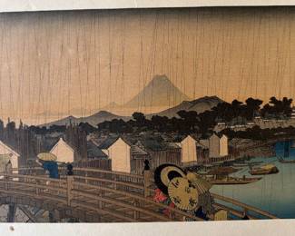 Hiroshige Japanese woodblock print