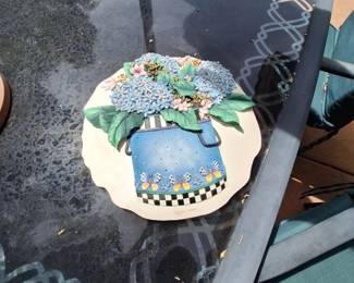 BkFlwr Pot step stone