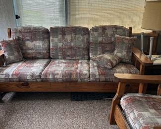 Sofa solid wood frame