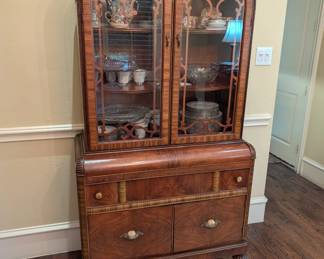 Ornate Matching Display Cabinet to table 