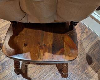 Matching chair seat for dining table