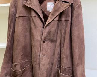 Men's XL Suede 'Peters' Coat - Excellent condition 