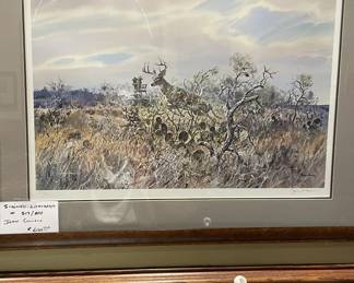 John P. Cowan signed lithograph