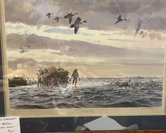 John P. Cowan Lithograph, signed