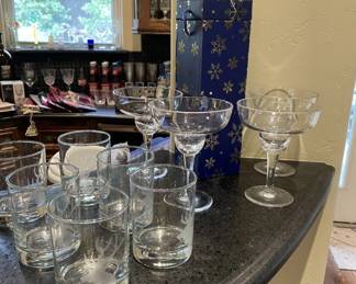 Barware Glasses - Margarita Glasses (plastic)