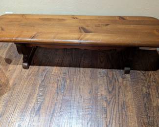 Side table - very close match to dining table - 5' x 15"