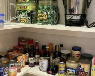 Misc seasonings, food, 'pickle juice' and more