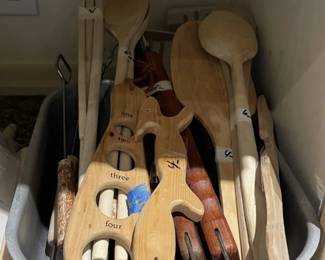Wooden utensils - grilling items and more
