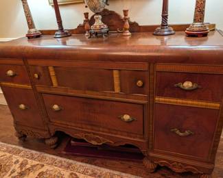 Ornate Sideboard Buffet - Matches table and Glass Display Cabinet